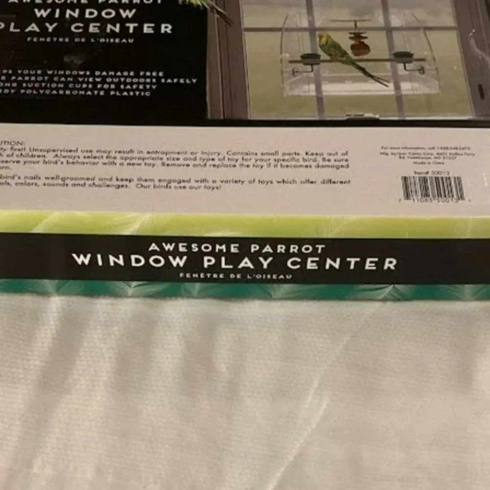 Caitec Awesome Parrot Window Play Center